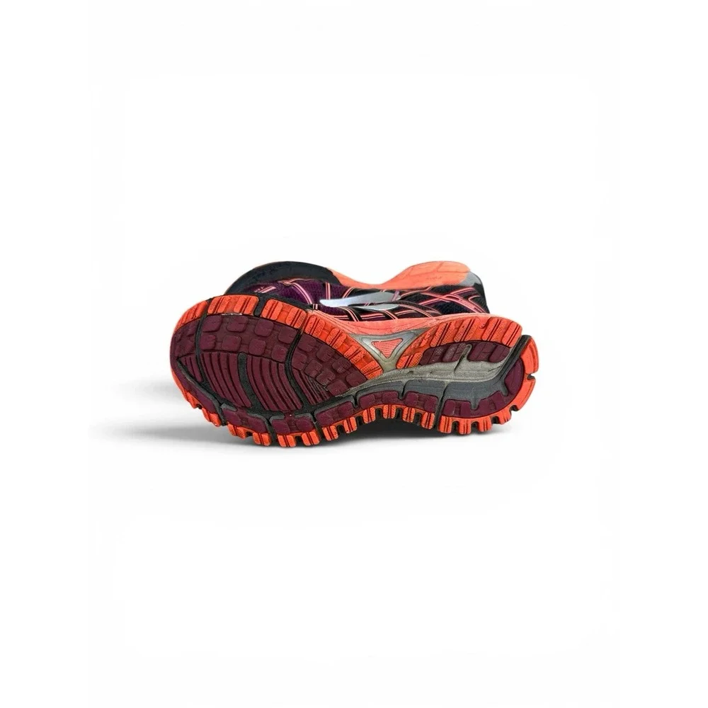Brooks Adrenaline ASR 14 Women's Running Shoes Mesh Purple Black Orange Low Top - Picture 5 of 5